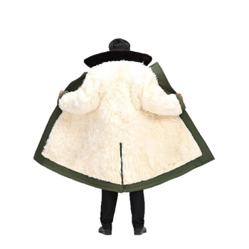 Muški kožni kaput od ovčje kože s integriranom krznom, kratka duljina, zatvarač na prednjoj strani, korejski stil, proljeće 2025