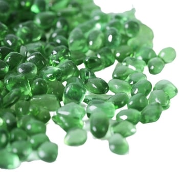 Pietre de peisaj pentru acvariu – nisip pentru fund cu bază din sticlă, pachet 25 kg, 250 g/buc, brand Huaying