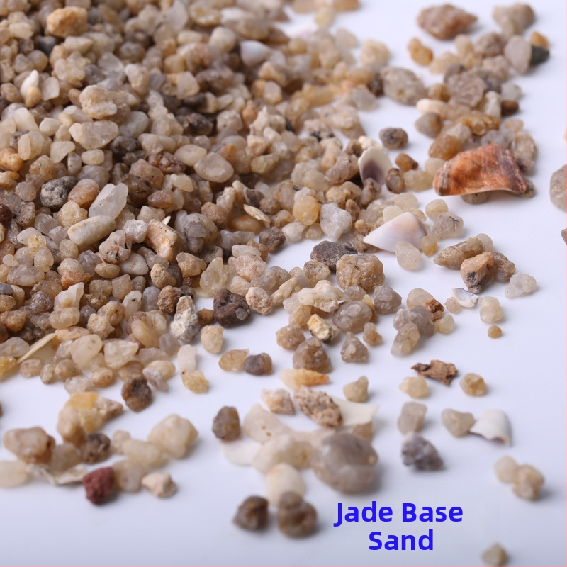 Pietre de peisaj pentru acvariu – nisip pentru fund cu bază din sticlă, pachet 25 kg, 250 g/buc, brand Huaying