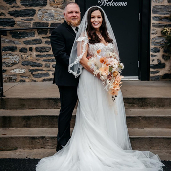 Nevjenski veo od čipke, jednovrstni, s ukosnicom za kosu