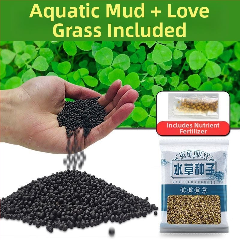 Οικολογικό υπόστρωμα ενυδρείου για υδάτινα φυτά — λάσπη-άργιλος για aquascaping, καθαρισμός νερού, χωρίς πλύσιμο