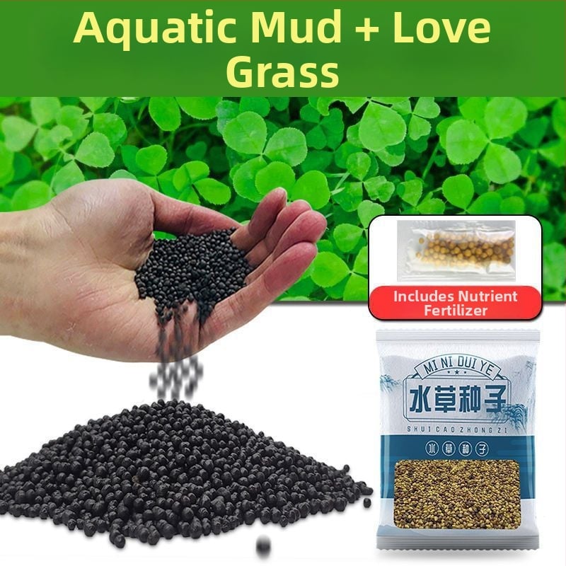 Οικολογικό υπόστρωμα ενυδρείου για υδάτινα φυτά — λάσπη-άργιλος για aquascaping, καθαρισμός νερού, χωρίς πλύσιμο