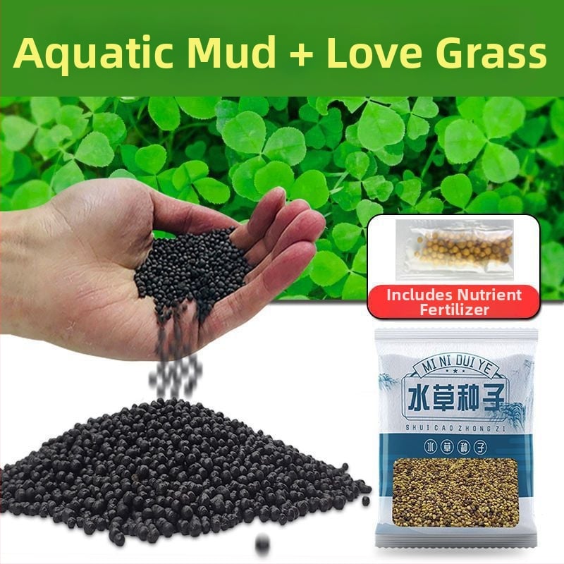 Οικολογικό υπόστρωμα ενυδρείου για υδάτινα φυτά — λάσπη-άργιλος για aquascaping, καθαρισμός νερού, χωρίς πλύσιμο