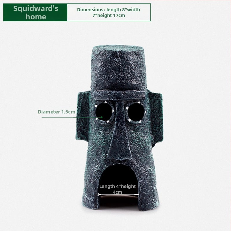 Delang διακοσμητικό ακουαριουμ από ρητίνη – σπήλαιο υδάτινου τοπίου για ψάρια και γαρίδες