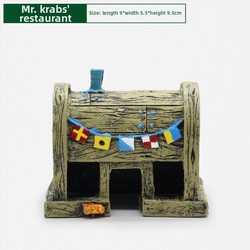 Delang διακοσμητικό ακουαριουμ από ρητίνη – σπήλαιο υδάτινου τοπίου για ψάρια και γαρίδες