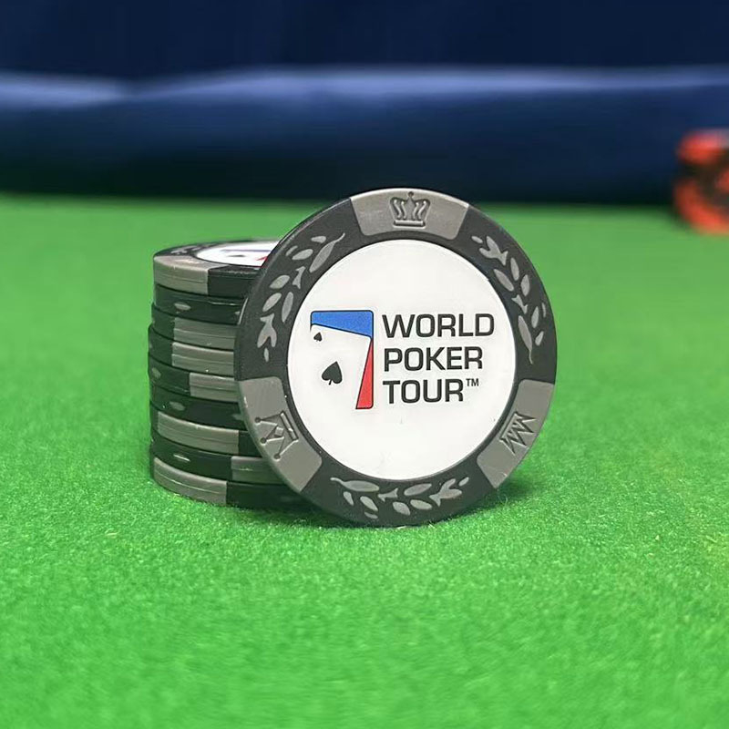 joiecasino Poker žetoni od gline, Texas Hold'em, motiv klas pšenice, 14 g