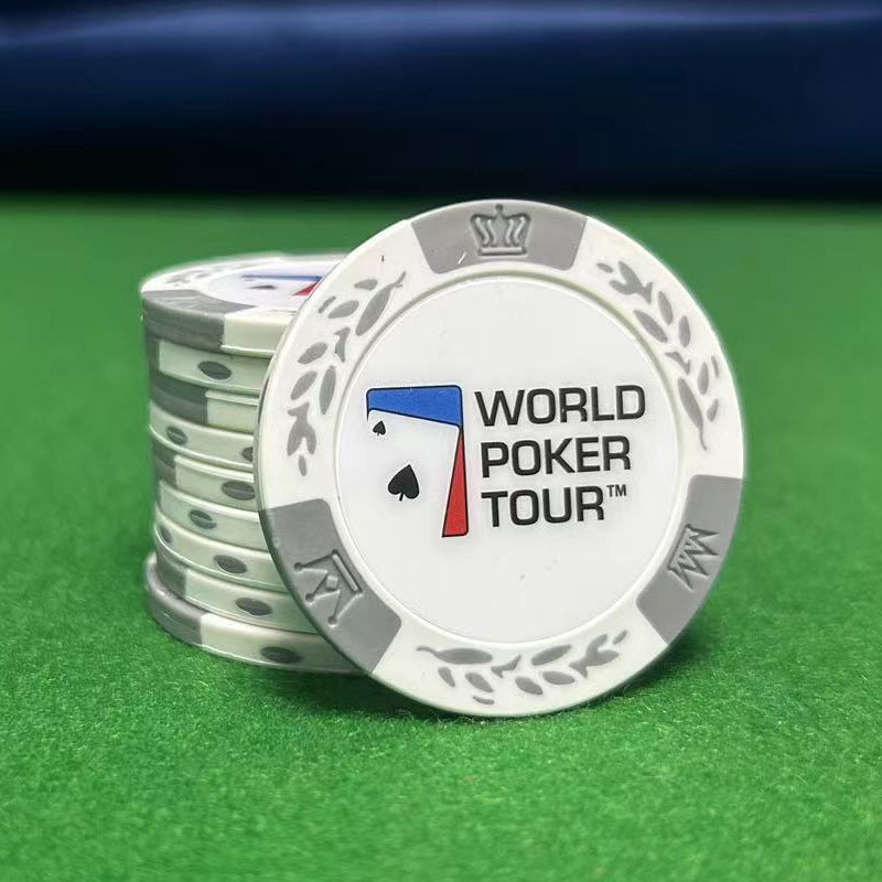 joiecasino Poker žetoni od gline, Texas Hold'em, motiv klas pšenice, 14 g