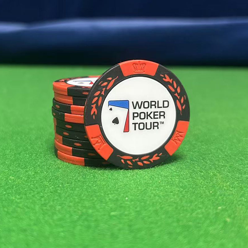 joiecasino Poker žetoni od gline, Texas Hold'em, motiv klas pšenice, 14 g