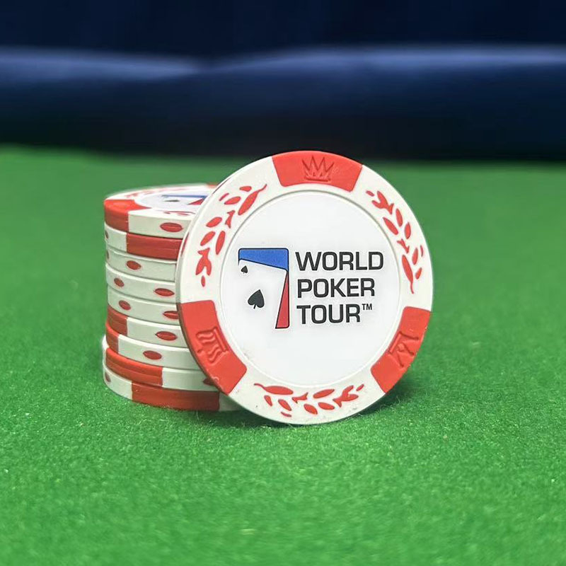 joiecasino Poker žetoni od gline, Texas Hold'em, motiv klas pšenice, 14 g