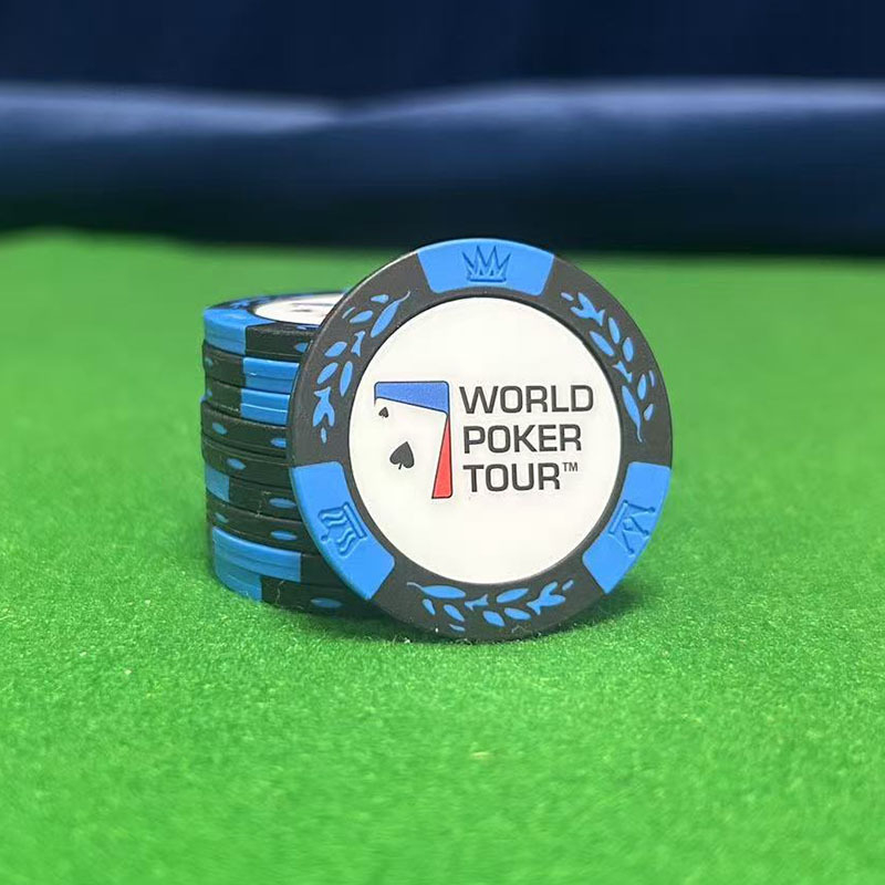 joiecasino Poker žetoni od gline, Texas Hold'em, motiv klas pšenice, 14 g