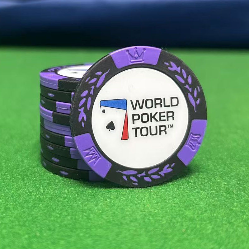joiecasino Poker žetoni od gline, Texas Hold'em, motiv klas pšenice, 14 g