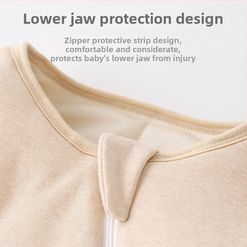 Υπνόσακος μωρού με ενσωματωμένα αποσπώμενα μανίκια, παχυνμένος καπιτονέ βαμβακερός ύφασμα, καθαρό βαμβάκι, γέμισμα από ίνες, βάρος έως 0,5 kg, προέλευση Χεφέι