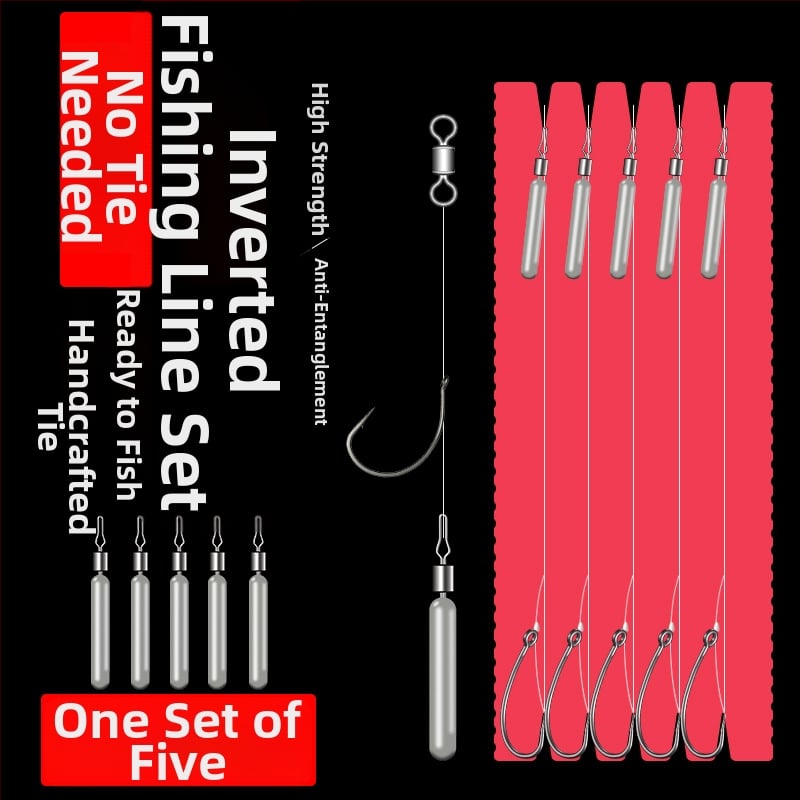 Rakagawa Texas риг комплект куки за риболов с №3 бодливи куки, 200 бр