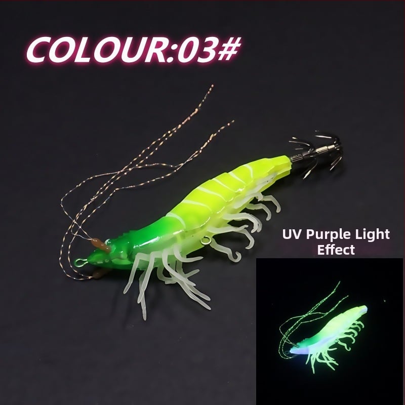 Риболовна кука: имитираща скарида с меки крака, балансирана примамка, неръждаема стомана, пакет 400, морски риболов с лодка