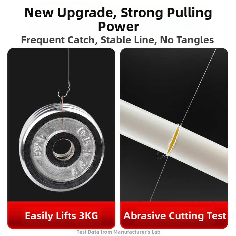 Завъртаща се кука за риболов с три завивки и двойна кука — за див риболов, обратното завъртане без изпускане