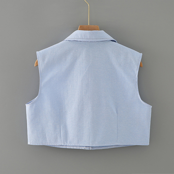 Ženski dekorativni lažni ovratnik za džemper/košulju – pamuk, proljeće 2023