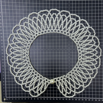 Korejski stil DIY tkana biserna ovratnica za odjeću (plastika; proljeće 2025 izdanje; na skladištu; za odrasle)