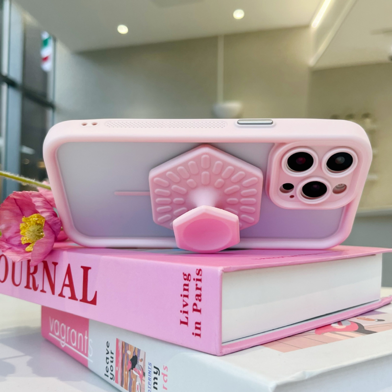 Mágneses kézben tartható asztali tartó telefonhoz, univerzális műanyag