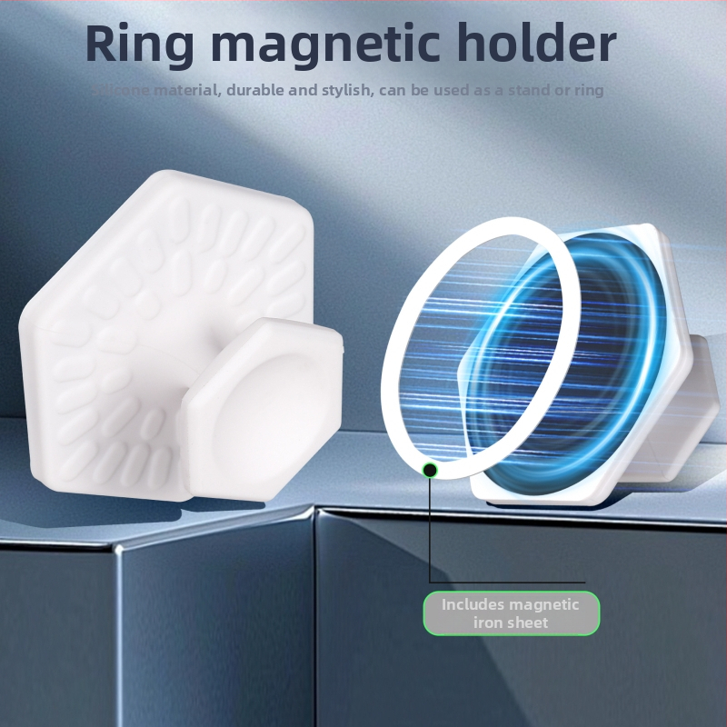 Mágneses kézben tartható asztali tartó telefonhoz, univerzális műanyag