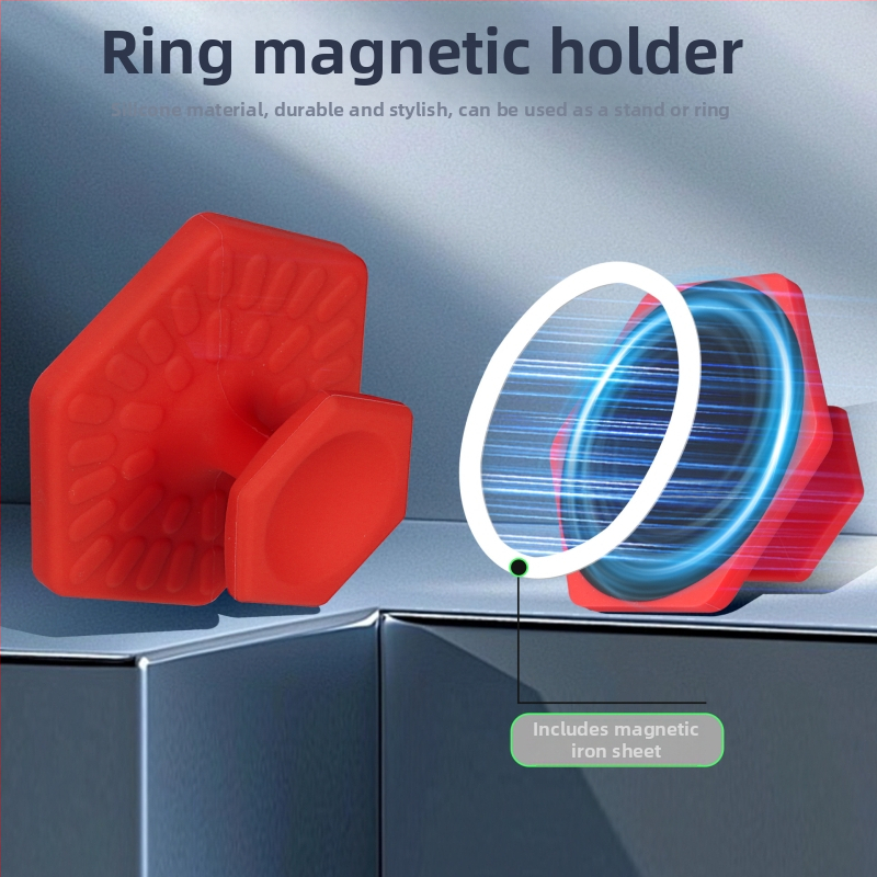 Mágneses kézben tartható asztali tartó telefonhoz, univerzális műanyag