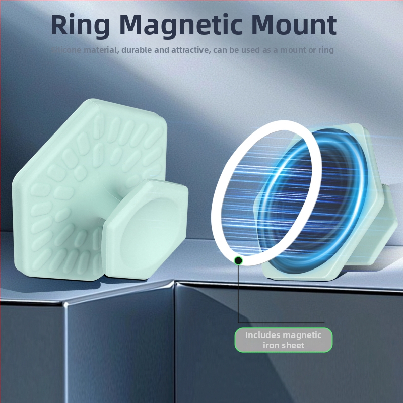 Mágneses kézben tartható asztali tartó telefonhoz, univerzális műanyag