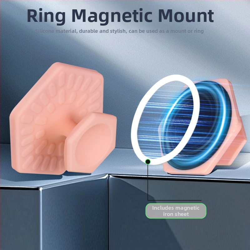 Mágneses kézben tartható asztali tartó telefonhoz, univerzális műanyag