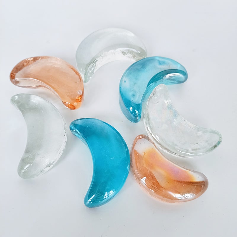 Аквариумни стъклени мъниста, звездообразни камъни за копаене на съкровища — 1.0 кг опаковка, 45 бр./кутия, Rui Cheng