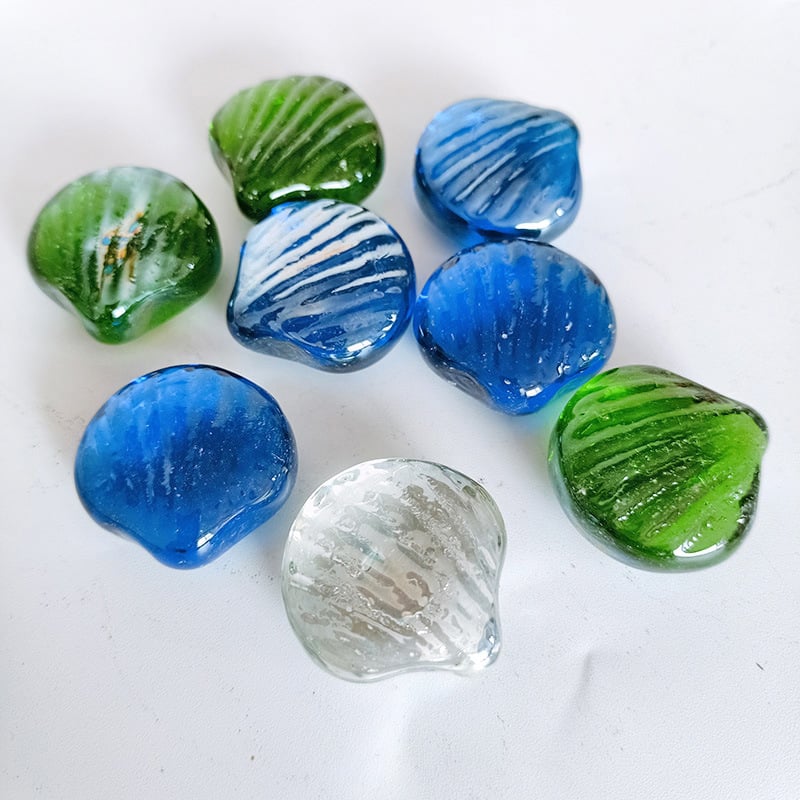 Аквариумни стъклени мъниста, звездообразни камъни за копаене на съкровища — 1.0 кг опаковка, 45 бр./кутия, Rui Cheng