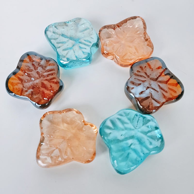 Аквариумни стъклени мъниста, звездообразни камъни за копаене на съкровища — 1.0 кг опаковка, 45 бр./кутия, Rui Cheng