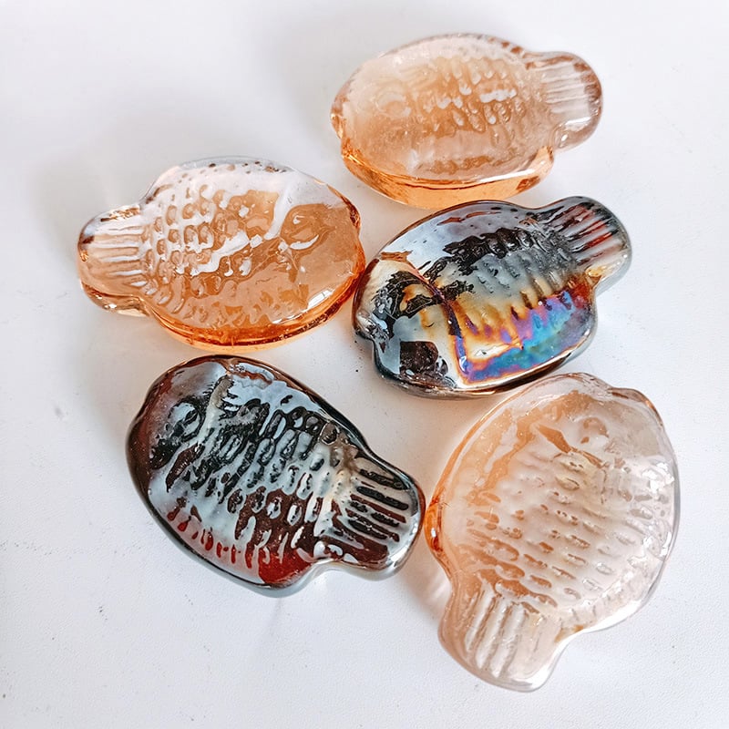 Аквариумни стъклени мъниста, звездообразни камъни за копаене на съкровища — 1.0 кг опаковка, 45 бр./кутия, Rui Cheng