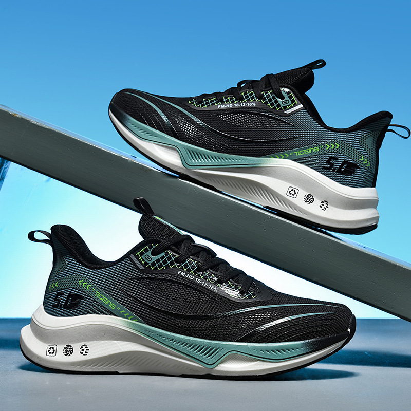 Felnőtt futócipő – lélegző hálós felsőrész, alacsony szár, rugalmas zárószalag, csúszásmentes gumitalp, kerek orr, uniszex