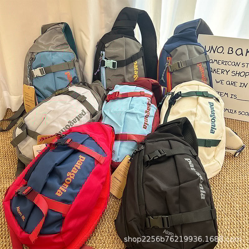 Спортна гръдна чанта за открити спортове с голям капацитет, дишащ Oxford плат, водоустойчива, презрамка през рамо