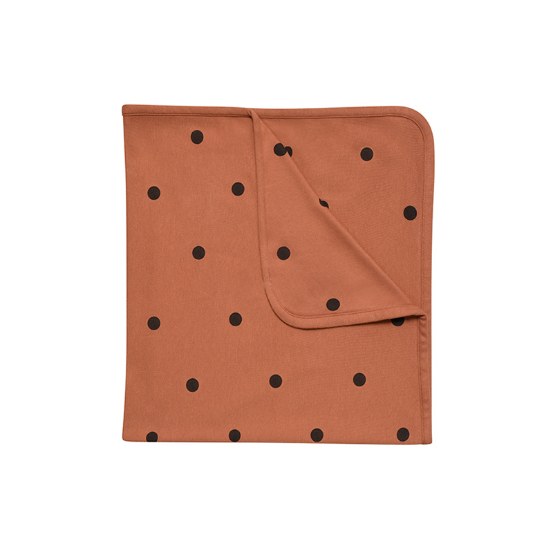 Kétszintes pamut baba takaró 95%+ pamut, újszülötteknek és 3 éves korig, minden évszakban, babakocsihoz, virágos és pöttyös mintával