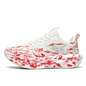 Adidași de alergare cu partea superioară din plasă, talpă din cauciuc EVA TPU, închidere cu șireturi, talpă joasă, unisex