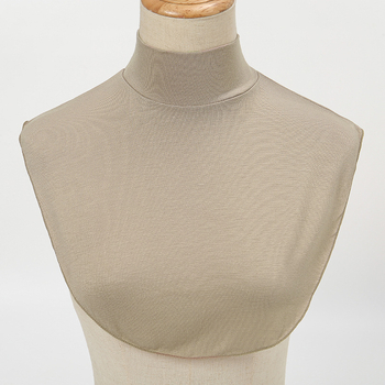 Uniszex pamut műgalléros sálkészlet – monokróm, 95% pamut, szélesség 37–38 cm, dekoratív kiegészítő