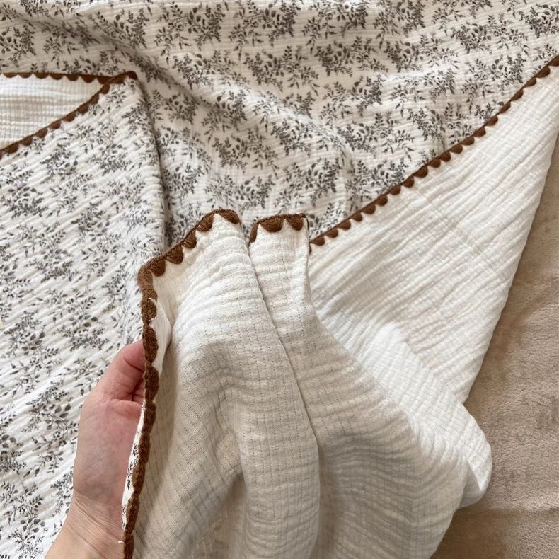 Βρεφική κουβέρτα από πολυεστέρα, για όλο τον χρόνο, μοντέρνο απλό στυλ, για νεογέννητα