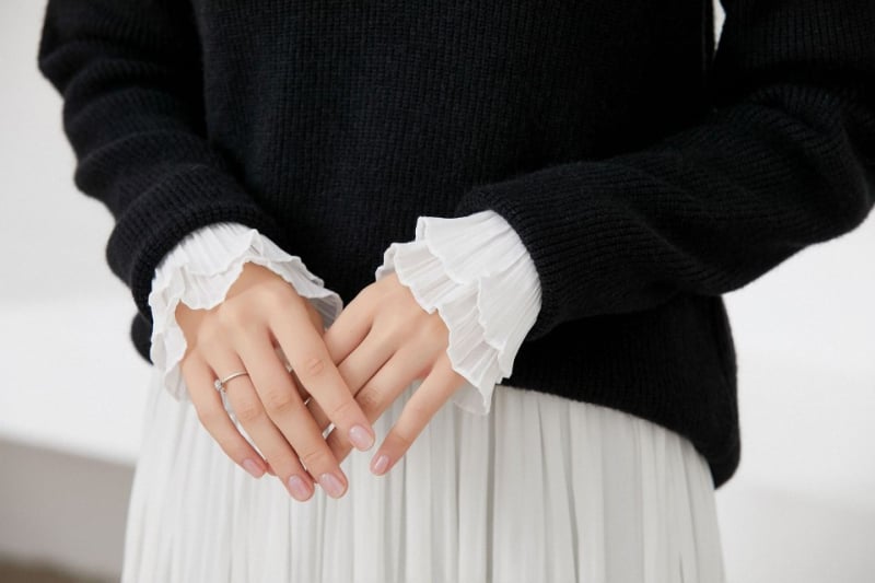 3D Δαντελένια μανσέτα για γυναίκες, νάιλον δαντέλα, διακοσμητικό αξεσουάρ, όλες οι εποχές, κυκλοφορία άνοιξη 2025