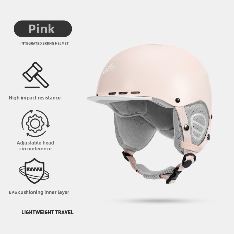 Унисекс ски каска за спортове на открито – ултра лека ABS, Golovejoy TK02, печатано лого, възможност за персонализиране