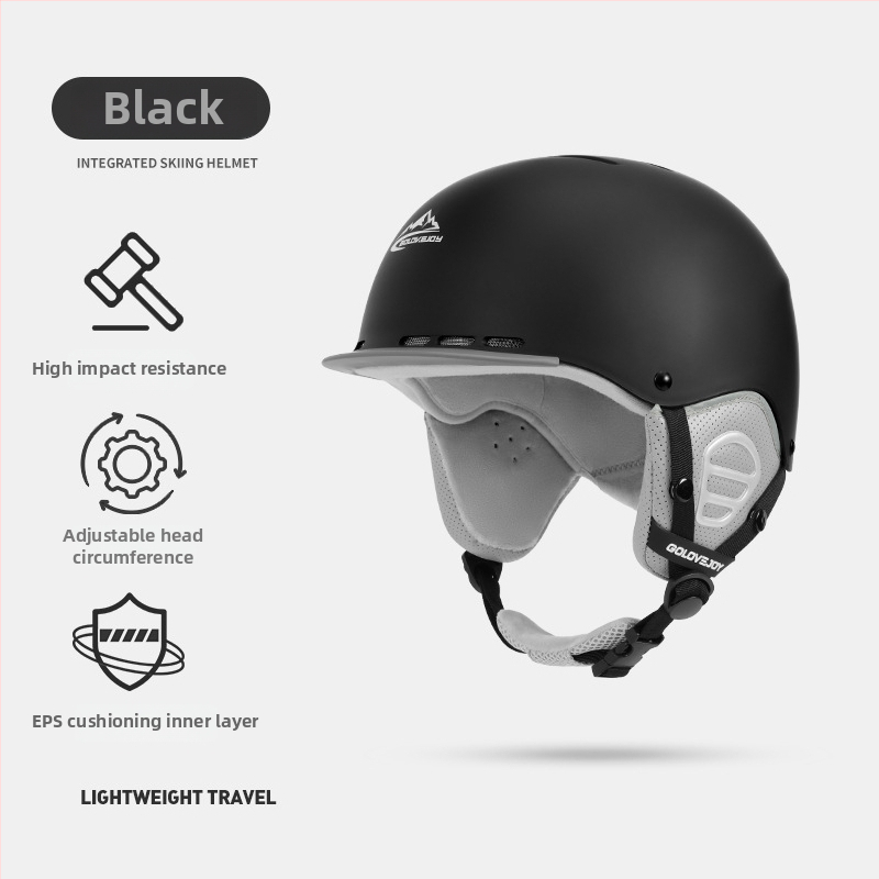 Унисекс ски каска за спортове на открито – ултра лека ABS, Golovejoy TK02, печатано лого, възможност за персонализиране