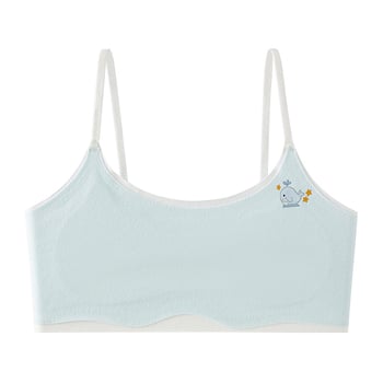 Djevojački pamučni camisole grudnjak s punim košaricama, ultra tanke oblikovane košarice, fiksne naramenice, pamučna podstava