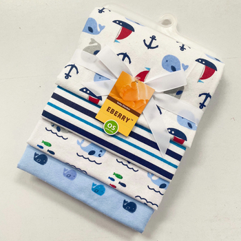 Wanda baba pamut flanel takaró — egész éves használatra, testreszabható, 100–200 g, Wanda sorozat, újszülötteknek és 6 éves korig.