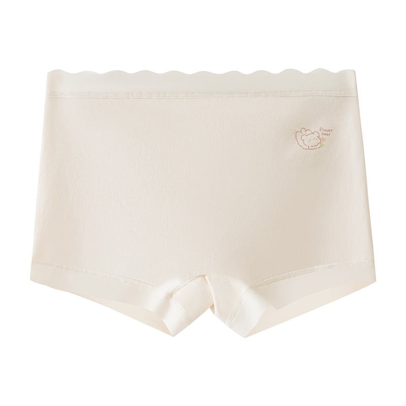 Lányoknak pamut boxeralsó antibakteriális, 90% pamut / 10% elasztán, ágyék rész 100% pamut, 3–8 éveseknek
