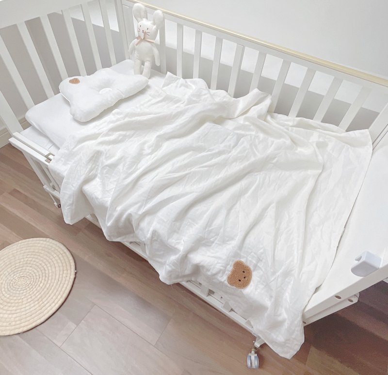 Géz anyagú babatakaró – 100% pamut, újszülöttnek, egész éves viselés, INS stílus