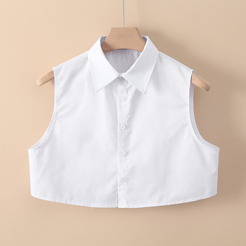 Pluszméretű levehető pamut gallér formális ingekhez, álló gallér — Felnőttek, 2025 tavasz