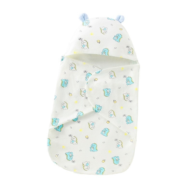 Újszülött ölelő kendő — kétszeres rétegű, 100% pamut, mintával, biztonsági osztály A, nyár, tavasz és ősz számára, 0–12 hónapos korig