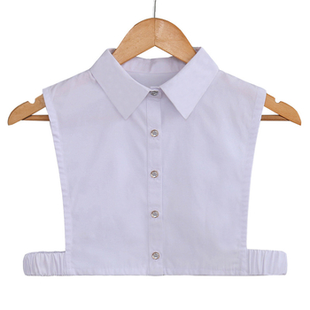 Hamis gallér kabátokhoz és pulóverekhez, pamut, egyszínű, lezser stílus, őszi szezon 2022