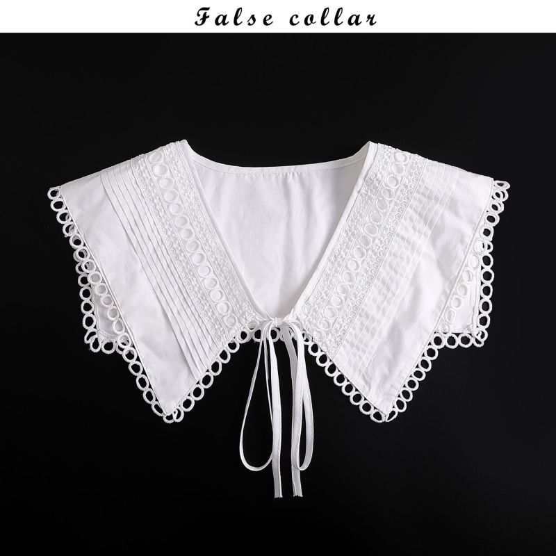 Женски шал с флорална шарка и декоративна яка, лека шифонова наметалка за всички сезони