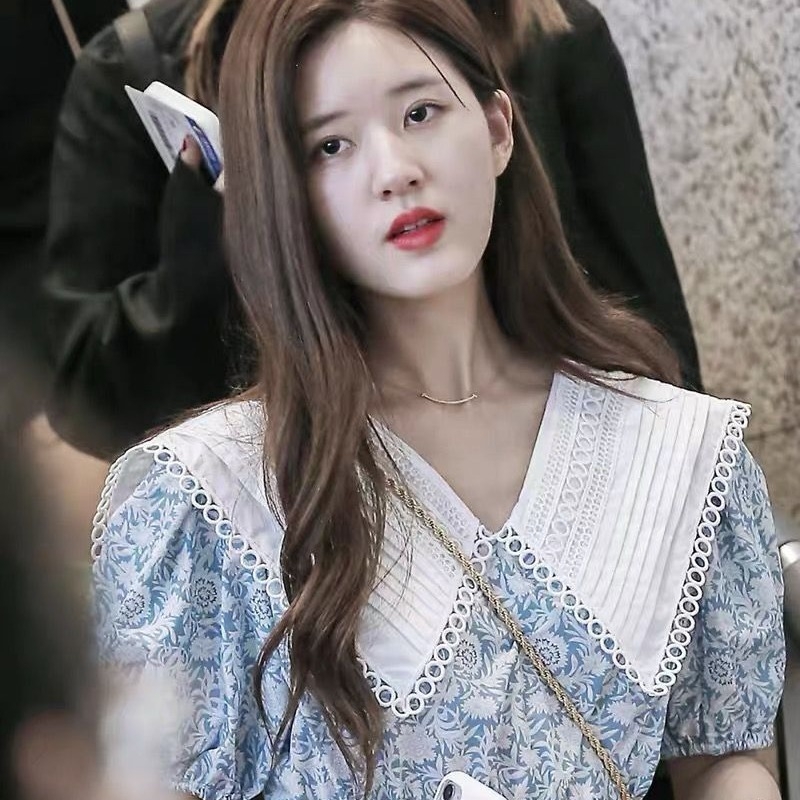 Женски шал с флорална шарка и декоративна яка, лека шифонова наметалка за всички сезони