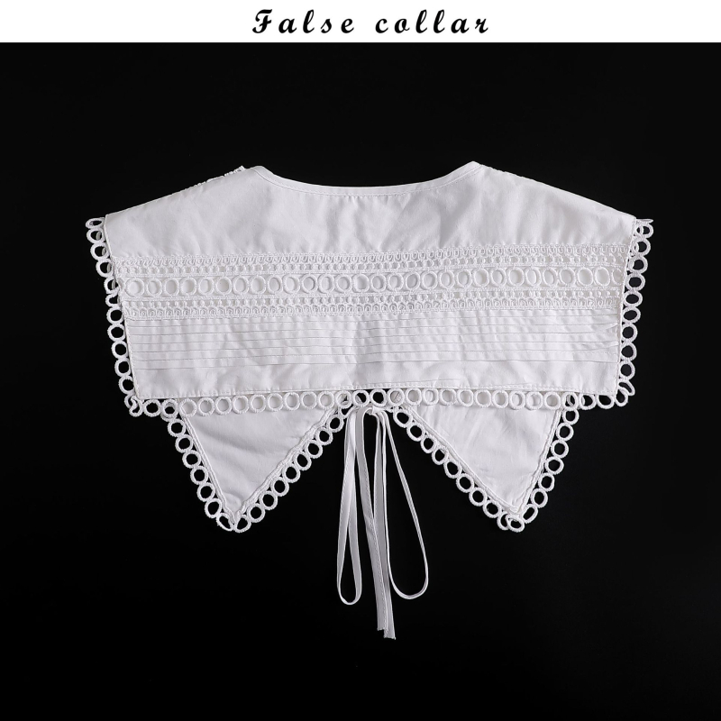 Женски шал с флорална шарка и декоративна яка, лека шифонова наметалка за всички сезони