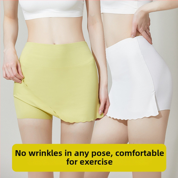 Ασφαλείς παντελόνες μέσης ύψους, διπλό κάλυμμα σε τριγωνική ζώνη, νάιλον κολάν χωρίς διαφάνεια, καβάλος με βαμβακερή επένδυση